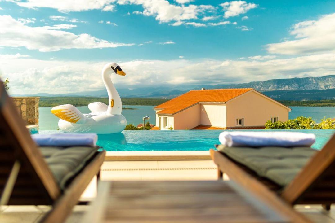 Luxury Villa Allen With Pool Климно Экстерьер фото