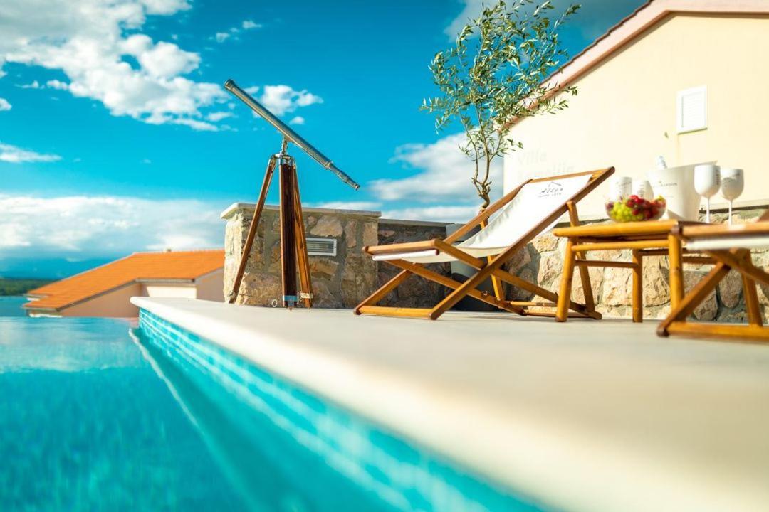 Luxury Villa Allen With Pool Климно Экстерьер фото