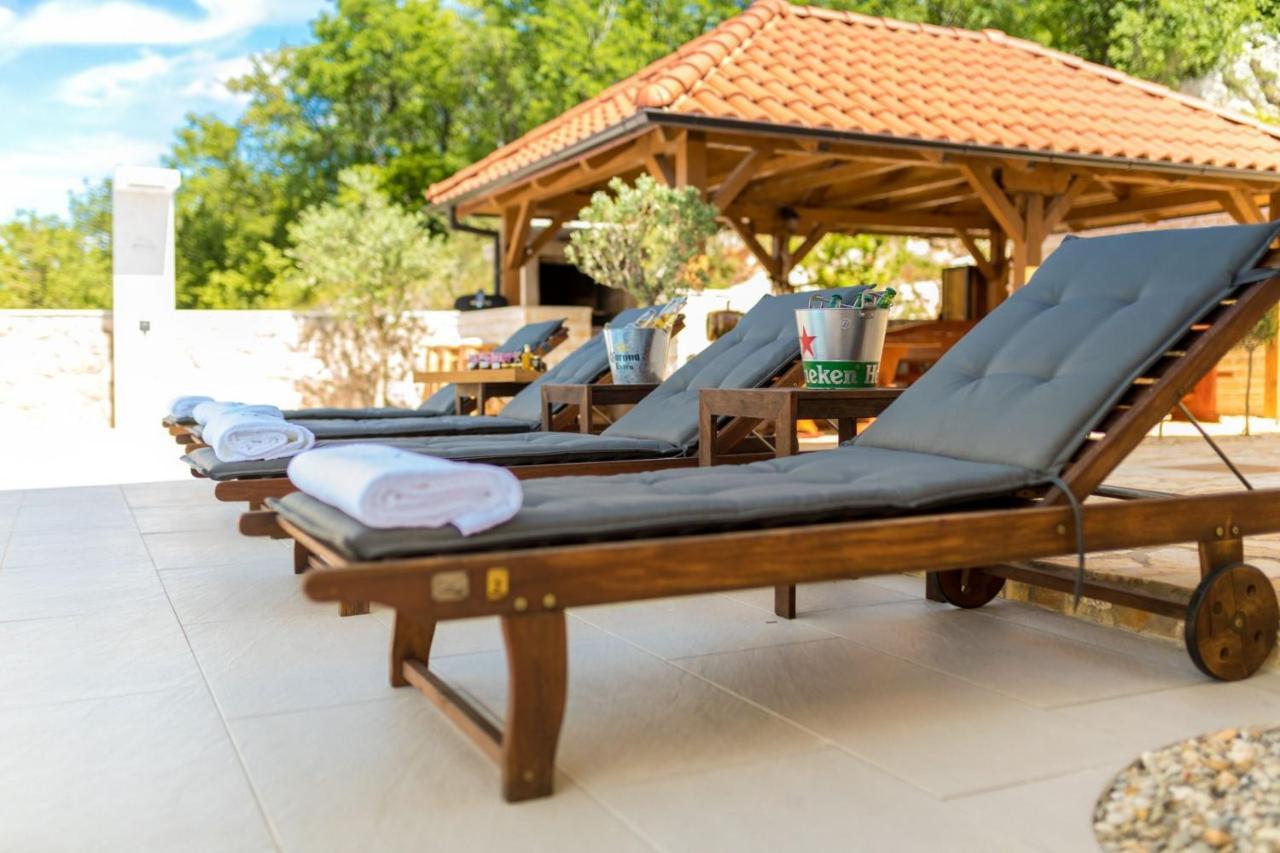 Luxury Villa Allen With Pool Климно Экстерьер фото