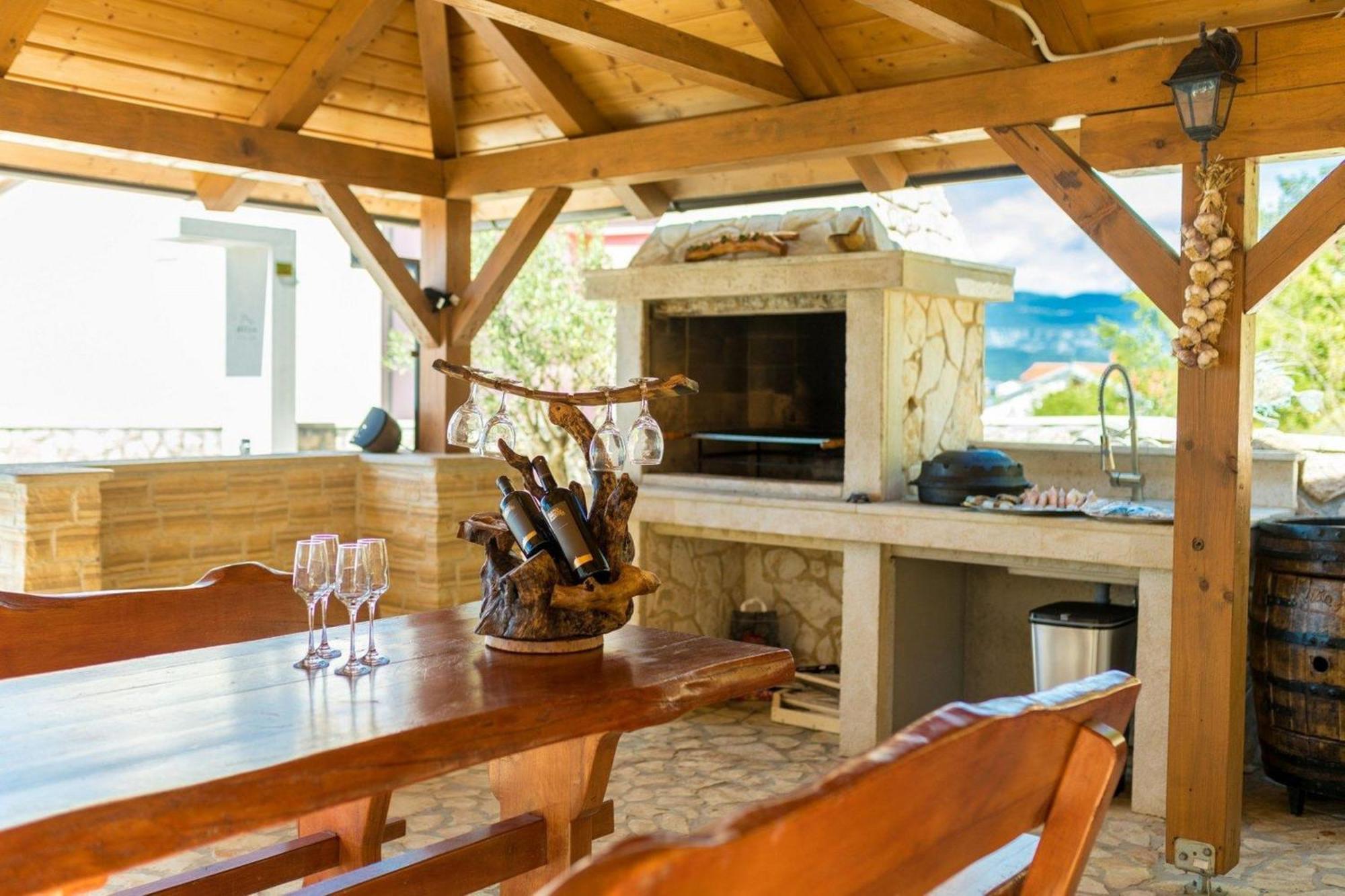 Luxury Villa Allen With Pool Климно Номер фото